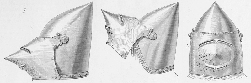 Illustration for article titled The Weirdest and Fiercest Helmets from the Age of Armored Combat